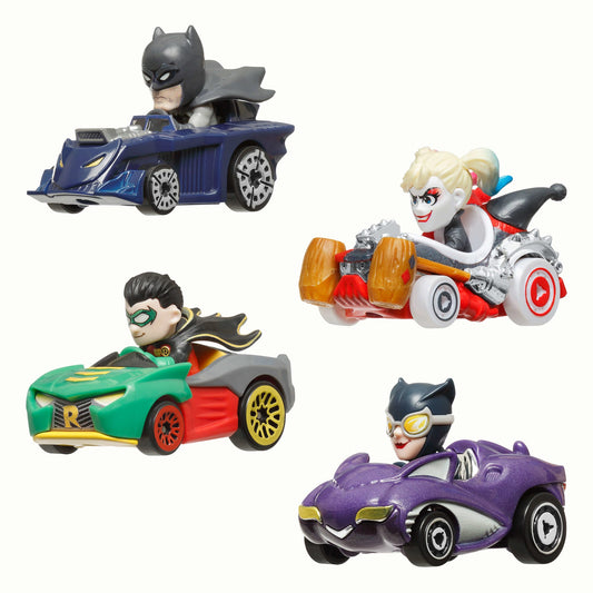 Hot Wheels  Racerverse  Coffret de 4Véhicules  Métal  Culture Pop