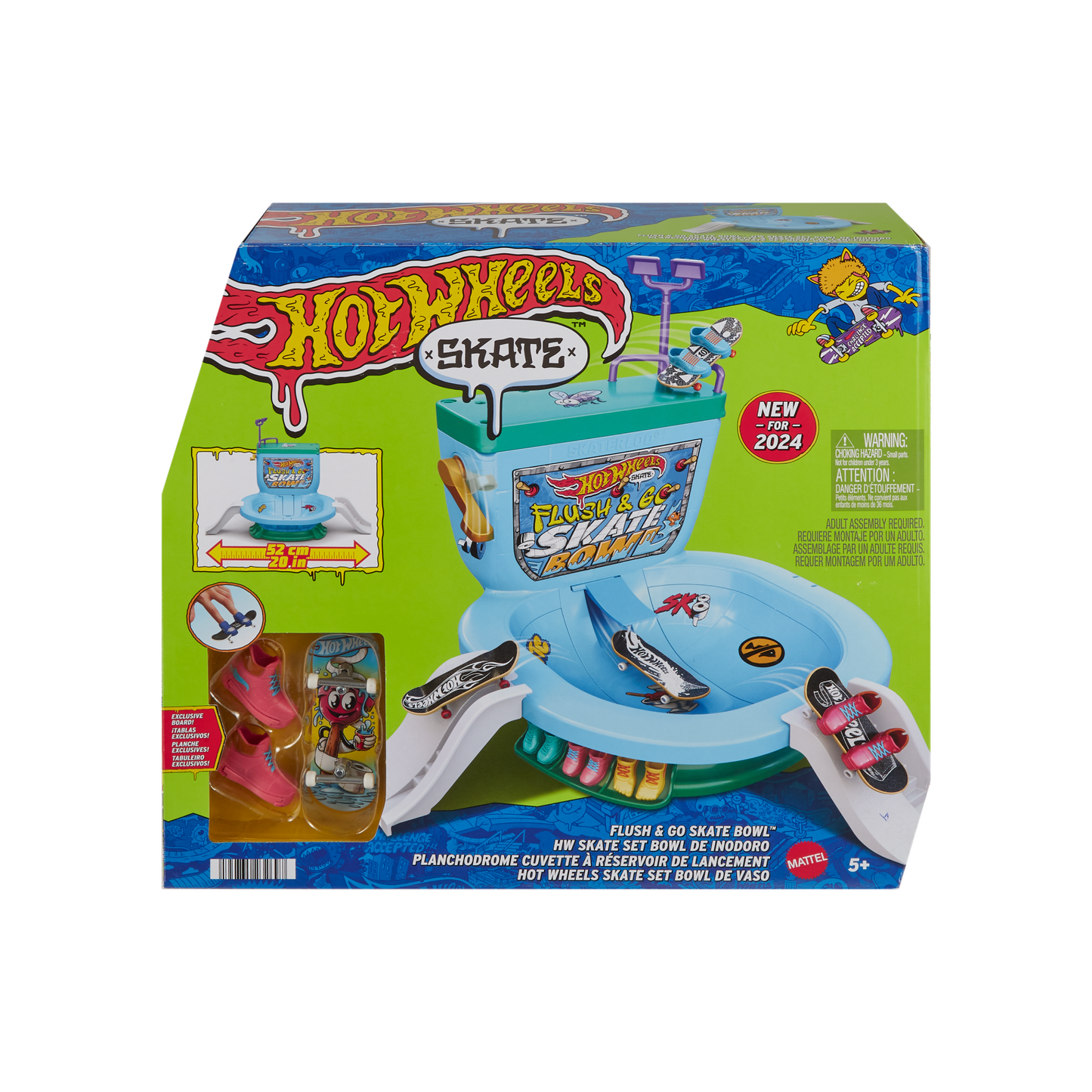 Hotwheels Skate-Tirez La Chasse: C’Est Parti!-Coffret Fingerboard